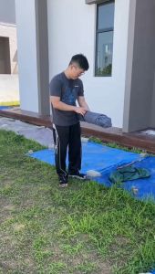 Camp Mall (Export Model) AUTOMATIC 200*150*110 cm (3-4 people) Camping tent/ Khemah Tent Waterproof Foldable Light Weight