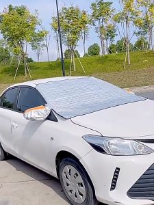 Kính Lái Xe Ô Tô Bọc Gương Chống Nóng Bảo Vệ Nội Thất Bạt Phủ Che Nắng Chắn Nắng