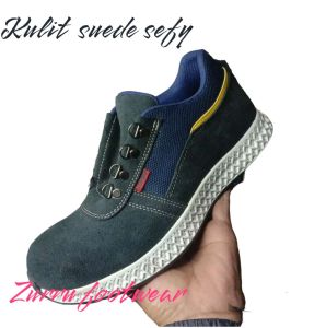 SEPATU SPORT SAFETY KULIT  ZURRU