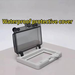 Hộp Phân Phối Trong Suốt IP67 Nắp Bảo Vệ Cầu Dao Vỏ Bảo Vệ Công Tắc Hộp Bảo Vệ An Toàn Điện Chất Liệu ABS