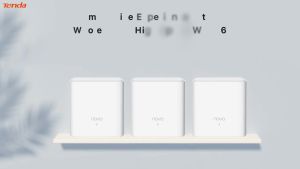 Tenda | Tenda EM3 AX1500 Mesh Router WiFi 6 System Nova for 80 Devices 2.4GHz & 5GHz Band Wireless Network 1 Piece New