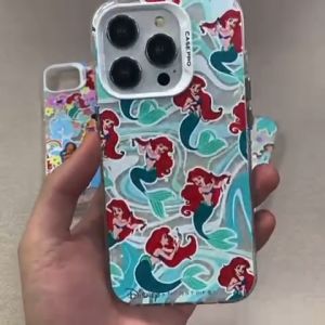 NEW PREMIUM CARTOON PRINCESS CASE !! ARIEL JASMINE ALL PRINCESS GLITTER HOLOGRAM CASE IP 14 PROMAX 14 PRO 14 13 PROMAX 13 PRO 13 12 PROMAX 12 PRO 12 11 SOFTCASE