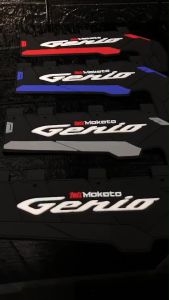 MOKOTO ELITE SERIES HONDA GENIO RUBBER MUD FLAPS GUARD COVER FOR HONDA GENIO MOTORCYCLE 1PC SPEEDMOTO MOTO-EMF-8464