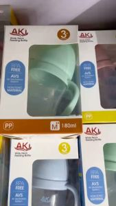 Bình Sữa Cổ Rộng Aki Bình Sữa Cho Bé Nhựa PP Dung Tích 180ml-240ml-300ml