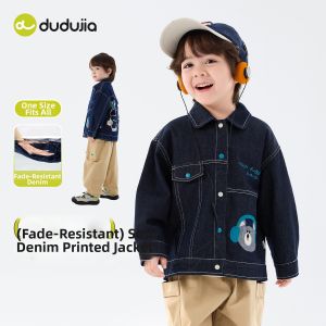 DUDUJIA | Áo Khoác Jean Chống Phai Màu