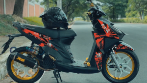 RUSI PASSION SAMURAI CONCEPT DECAL STICKER