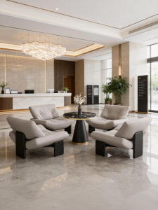 Luxury Faux Leather Single Sofa Chair