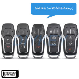 3 / 4 / 5 Buttons Case Smart Remote Car Key Fob Shell Cover for Ford Mondeo Edge S-Max Galaxy Explorer F150 F250 Mustang Fusion