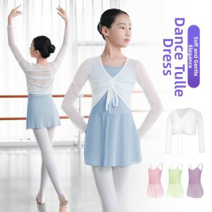 Dance Mesh Top Outerwear for Girl