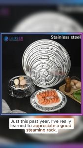 Thickened stainless steel steaming rack steaming plate steaming slice