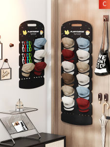 MENGBINFEN | Non-drilling Door-mounted Felt Hat Storage Rack