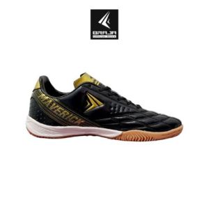 Braja-sepatu futsal Dewasa Braja Maverick In black gold