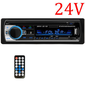 Hippcron Car Radio 1din Stereo Bluetooth Mp3 Player Digital FM Receiver Auto Audio Play Music With AUX/USB/TF Card Universal