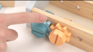 Wooden Tool Kit for Kids - Educational Construction Toy with Hammer Wrench & Screwdriver