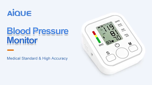 Automatic Blood Pressure Monitor Digital LCD Heart Beat Monitor BP Cuff Arm Blood Pressure Measuring Instrument Home Machine Monitor Tekanan Darah Support 2 Users