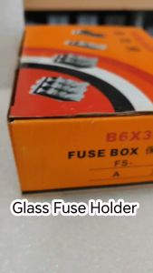 Glass Fuse Holder 30mm ~ Din Rail FS101( Without Glass Fuse)