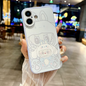 Cute Couple Style Full Cover Edge Pink Lanyard Phone Case for VIVO Y37 Y36 Y35+ Y33T Y32 Y30 Soft Silicone Protective Shell