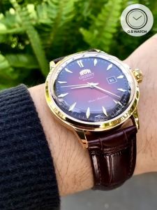 ĐỒNG HỒ NAM ORIENT BAMBINO MẶT KÍNH CONG VÒM DÂY DA KÍNH CHỐNG XƯỚC