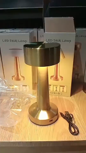 TaffLED Lampu Meja Hias Touch LED USB Rechargeable Tri Color 3W - QS-004