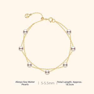 Helas | Gift Akoya Sea Pearl 18K Gold Necklace