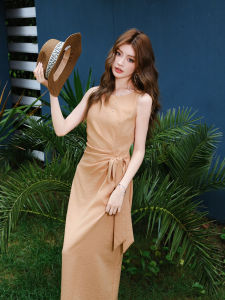 MIUCO | Đầm Vest Elegance Thắt Dây Không Tay