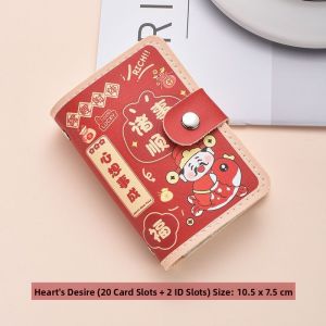JIFANPAUL | High Aesthetic Card Case Womens Wallet Anti-Demagnetization Large Capacity