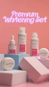 Medika Care Premium Whitening Set 5 in 1 Mencerahkan Memudarkan flek Glowing