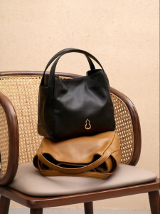bampo | First Layer Leather Shoulder Bag Basket