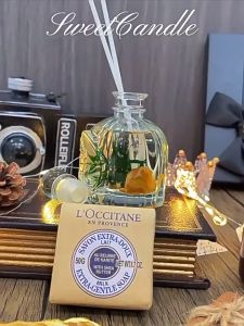 [ Tặng Thiệp ] Set Hộp Quà Valentine 14/2 Sáp nến thơm tinh dầu khuếch tán và Quế Cam khô thơm phòng Quà Giáng Sinh - Qt04