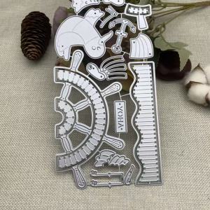 1pc Nautical Set Metal Cutting Dies Stencils For DIY Scrapbooking Decorative Embossing Handmade Greeting Card Making Template