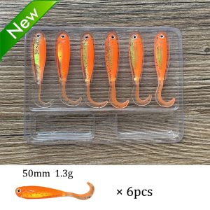 Soft Lures Kit 1.3g 5cm Tail Worm 6.5g Spinner Metal Jig Hook Pesca Gear Tackle 6-10pcs Bait Swimbait Carp Fishing Lure Set