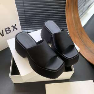 2024 Summer New Womens Denim Boots with Thick Sole and Waterproof Platform for Outdoor Wear Height Increasing Tool for Shorties