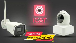 Camera Wifi ICat Thông Minh Hunonic Đàm Thoại 2 Chiều Xoay 360 Độ Tích Hợp Ngữ Cảnh App Hunonic