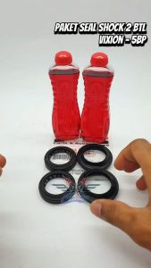 Paket 3 Item Seal Shock Vixion & Oli Shock & Seal Tutup Debu Vixion New