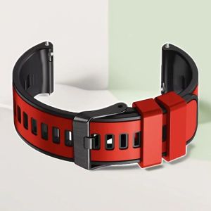 22mm silicone Watch Straps For Amazfit T-Rex 3Pro 48mm GTR 47mm 4 3 2 2e Balance 2 Stratos 3 Bip 5 Breathable soft straps Band