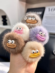 สร้อยผมขนกระต่ายน้ำแท้สุดน่ารัก ทรงหัวเข็มขัดหมูป่า ปากใหญ่ สไตล์ผีเสื้อ สร้อยผมสไตล์บ้านๆ สำหรับผู้หญิง