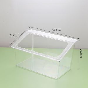 กล่องใส่เครื่องปรุงส่วนผสมอะคริลิกขนาดเล็กสำหรับขายของในตลาด กล่องใส่เครื่องปรุงรสแบบจานส่วนเท่าๆ กัน กล่องใส่ซอส กล่องใส่เครื่องปรุงสำหรับทำอาหาร