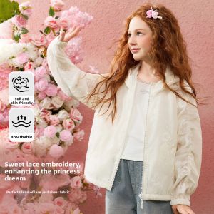 Ask Junior | Heavy Embroidered Girls Outerwear