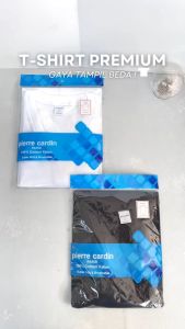 Pierre Cardin PC5217 & PC5222 - Kaos Dalam Pria Singlet Kutang - Putih Hitam