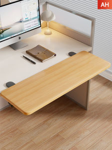 MENGBINFEN | Drill-Free Extender Shelf for Desk Mouse and Keyboard Support with Folding Arm