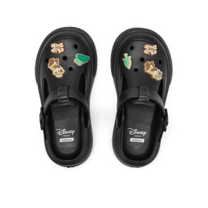 Disney Series Hotwind Womens Thick Heel Sandals Summer 2025 Outdoor Wear Hole Shoes Slip-On Plastic Uppers Rubber Outsoles