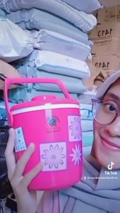 Green Leaf 1236 Unix Rantang Tunggal THERMO/Termos nasi/Termos ES Batu 18 Liter