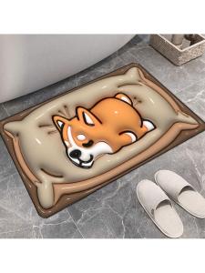 Cartoon 3D Expansion Feel Water Absorption Non-slip Quick-drying Foot Mat