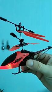 Home2U🏡 Hand Sensor Induction Fun Mini RC Aircraft Helicopter Kids Flying Toy With Light RC58 Plane Toy Aeroplan Airplane Chopper Kapal Terbang 直升机