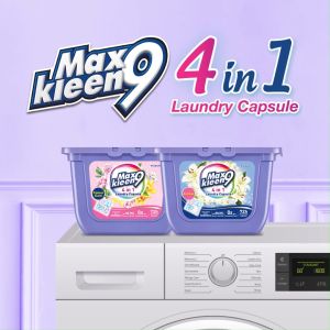 Maxkleen 9 4in1 Colour Care Laundry Capsule [9 Capsules Pack]