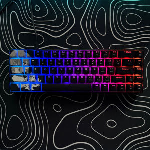 HXSJ | Mechanical Gaming Keyboard Ergonomic USB-C Wired Connection Wired Gaming Keyboard 60% RGB Backlit PBT Keycaps