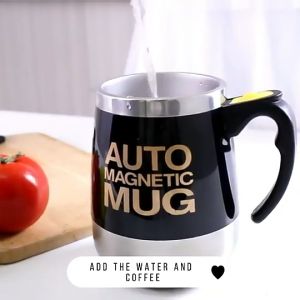 Gelas Aduk Otomatis Cangkir Kopi Teh Automatic Self Stirring Mug 400 ML