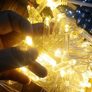 ส่งไว พร้อมส่ง ไฟประดับตกแต่ง แบบซีลกาวกันน้ำ ยี่ห้อ NEOBEE ยาว 10เมตร 100 ดวง 220V มีให้เลือก 8 สี ไฟหยดน้ำ ไฟปีใหม่ คริสต์มาส