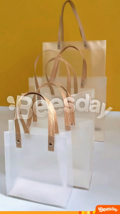 Tas Mika Transparan Doff | Goodie Bag Hampers Elegan | Kantong Souvenir Mika