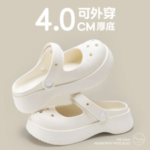 รองเท้าแตะส้นสูงแบบสวมหัวลายการ์ตูนน่ารักสำหรับผู้หญิงในช่วงฤดูร้อนปี 2025 รองเท้าแตะแบบสวมหัวกันลื่นกันน้ำแบบสวมหัวสำหรับใส่ไปชายหาด